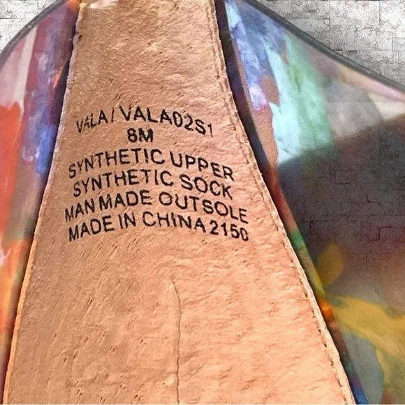 Steve Madden Vala Colorful Pointed Toe Pump Size 8 Rainbow - Picture 7 of 16